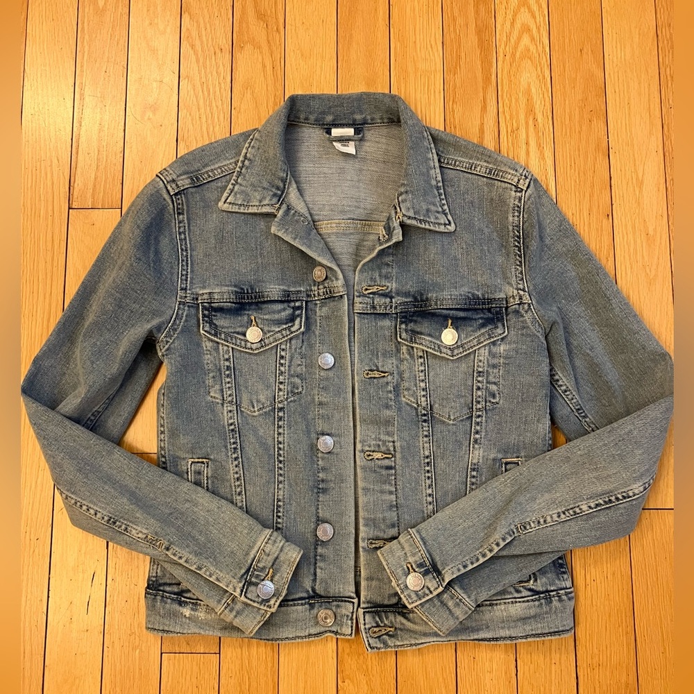 H&M Light Blue Denim Jacket New